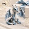 Creative Gifts for Craft Enthusiasts Flying Dragon Patchwork DIY Kit Collection, Handmade Animal Sewing Kit, Relaxing Crafting Kits Home Art