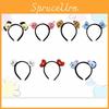 Cute Bt21 Cartoon Stuffed Doll Hair Band Soft Plush Embroidered Headband For Girls And Women