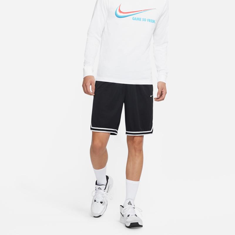 Nike Dna Markenlogo Locker Atmungsaktiv Training Fitness Lässig Sport Basketballhose Herrenhose Schwarz DQ1161-010