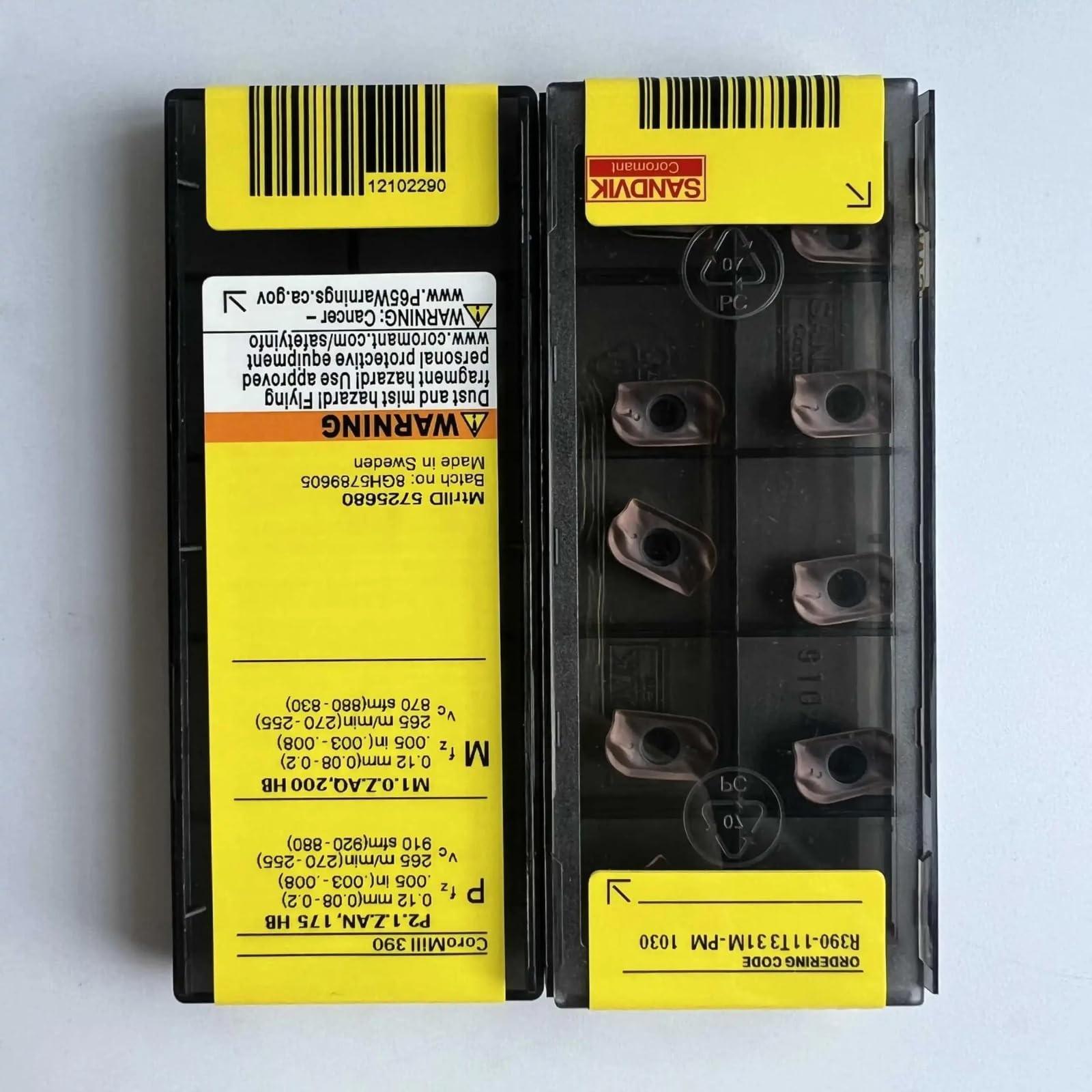 

Original Sandvik / R390-11T331M-PM 1030 / CNC lathe carbide blade 10 PCS