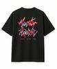 MONSTER REPUBLIC Square Logo Red T-Shirt Black_8118