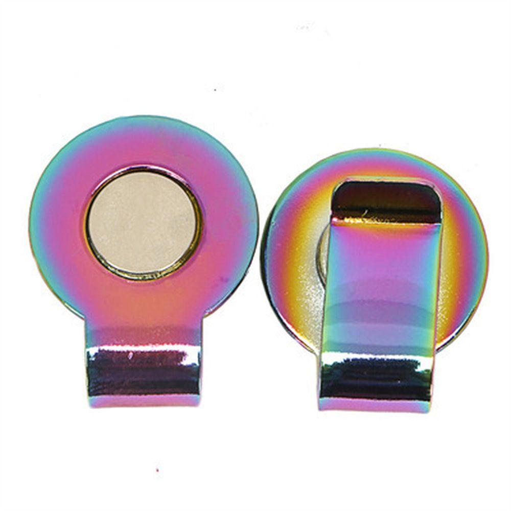 Ball Marker Holder Metal Golf Marker Golf Hat Clip Golf Ball Marker Magnetic Cap Clip Golf Cap Clip