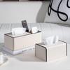 Morona Cream White Leather Desk Organizer Set