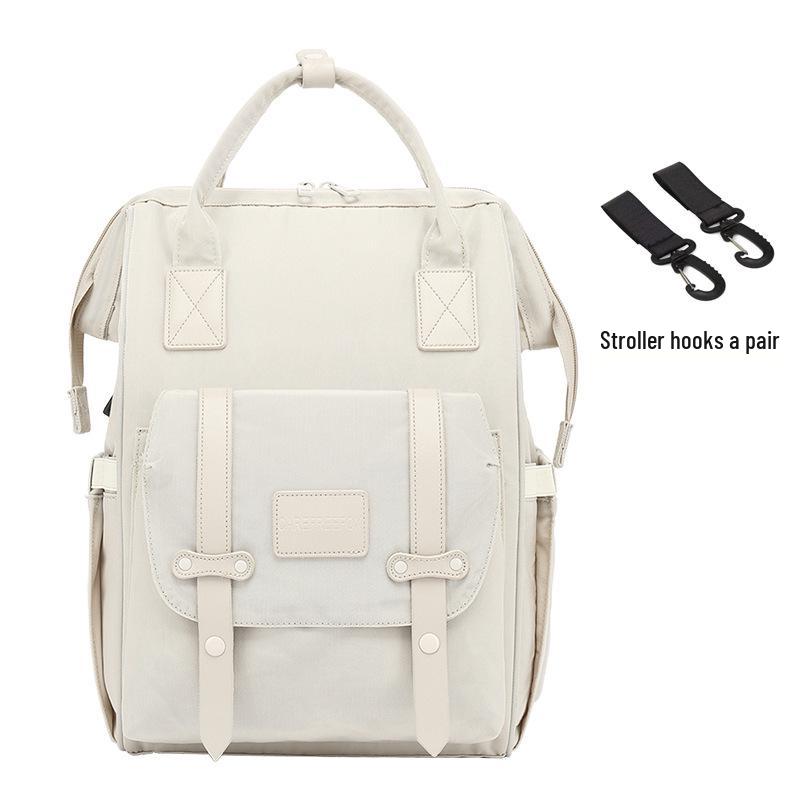 Zaino Multifunzione Mamma Volpe Senza Preoccupazioni - Grande Capacità, Borsa alla Moda per Uscite di Mamma e Bambino.