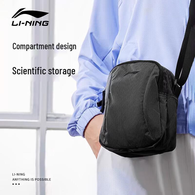 LI-NING Unisex Sports Crossbody Waist Bag One Size