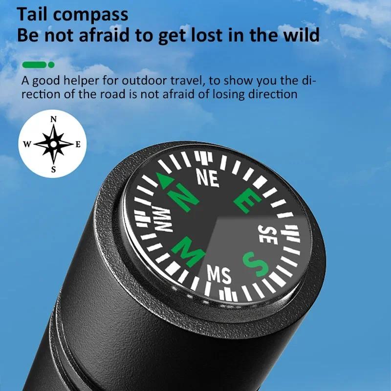 Tragbare faltbare Gartenschaufel 7-in-1 Multifunktions-Camping-Schaufel für Outdoor-Survival-Kit mit Kompass & Säge & Flaschenöffner