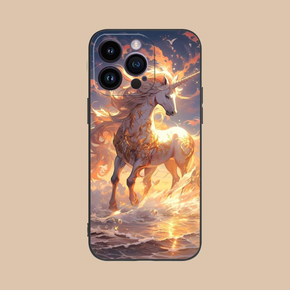 

Fantasy Unicorn Mobile Phone Case for iPhone 17 16 15 14 13 12 11 X XR XS 8 7 Air Pro Max Plus Mini Colorful Cover Pretty Cover iPhone17