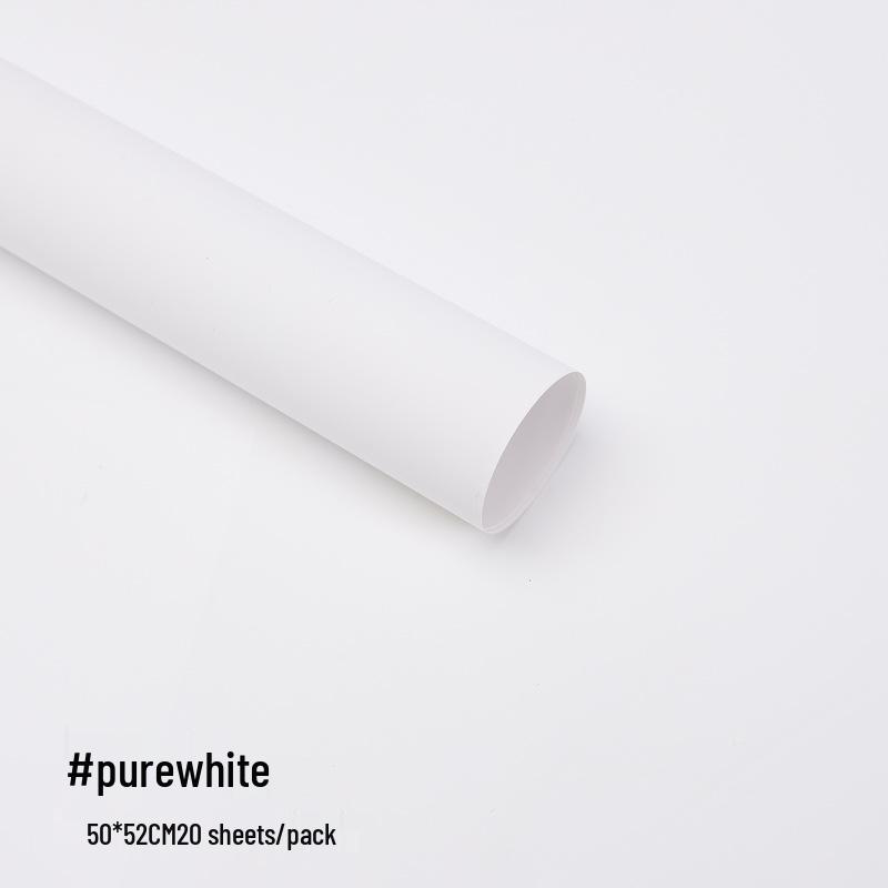 Extra Thick 8.5 Silk HD Morning Mist Matte Waterproof Florist Paper for Fresh Flower Wrapping