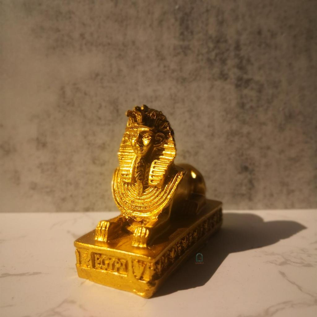 Xianci Ägyptisches Figurenset: Pyramide, Sphinx, Obelisk, Mumie und Pharao-Dekor für Kinderzimmer.