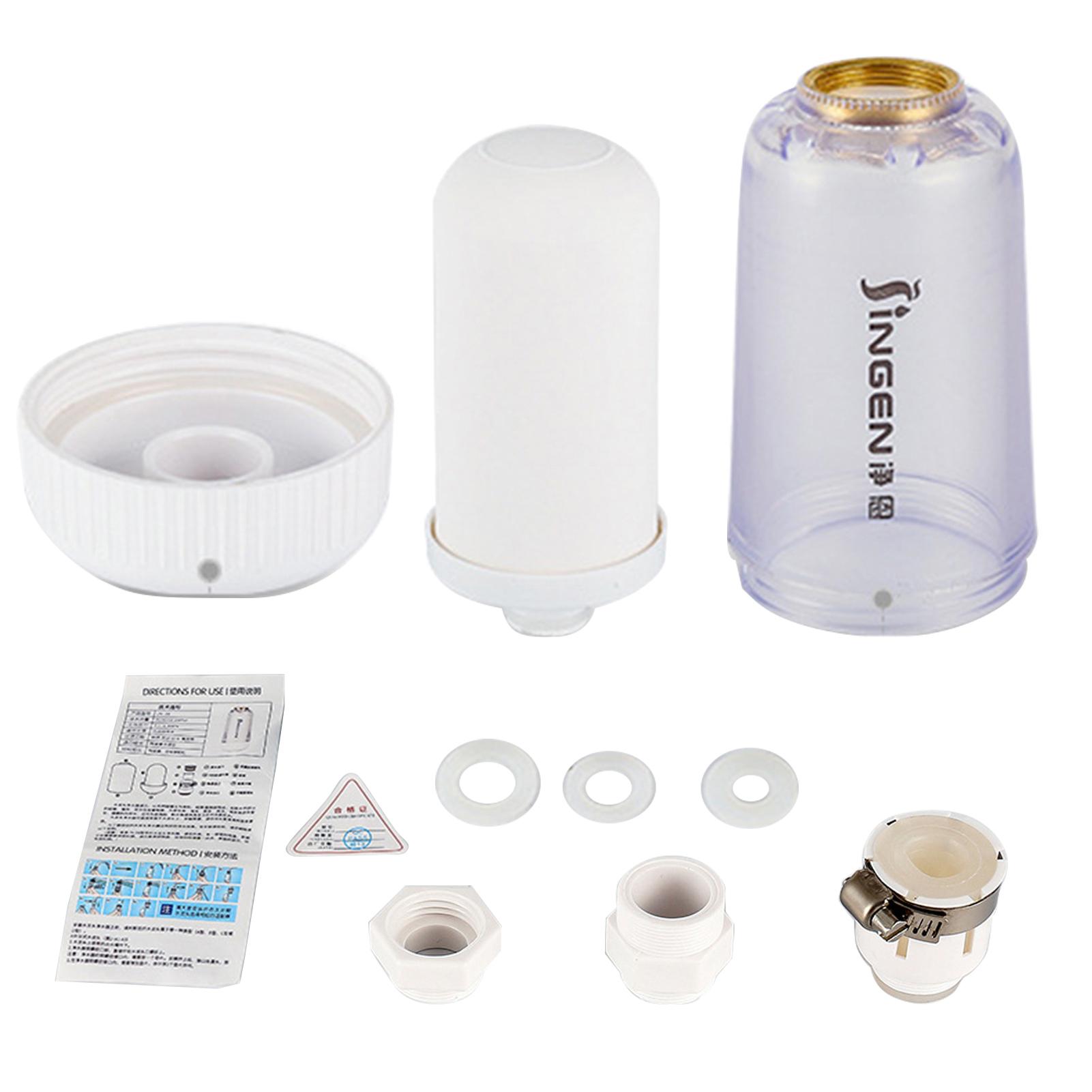 

Проточный очиститель воды для дома и кухни, фильтр для водопроводной воды, насадка на кухонный смеситель, очиститель, фильтр, всего 3