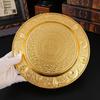 Light Luxury High-end European Round Tray Living Room Handicrafts Gifts Creative Ornaments Fruit Plate Afternoon Tea Pastry Plate