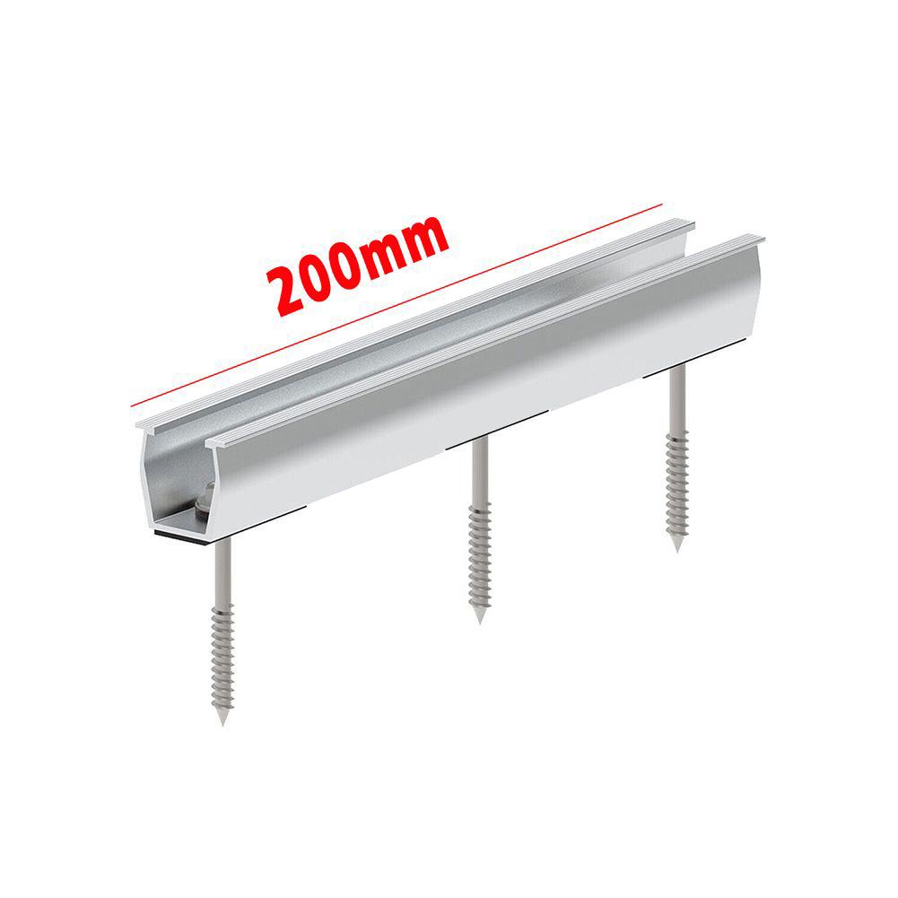 Optimize The Performance Of Your PV System With Solar Panel Bracket Fastening Balcony Power Plant Rail Enhanced Stability