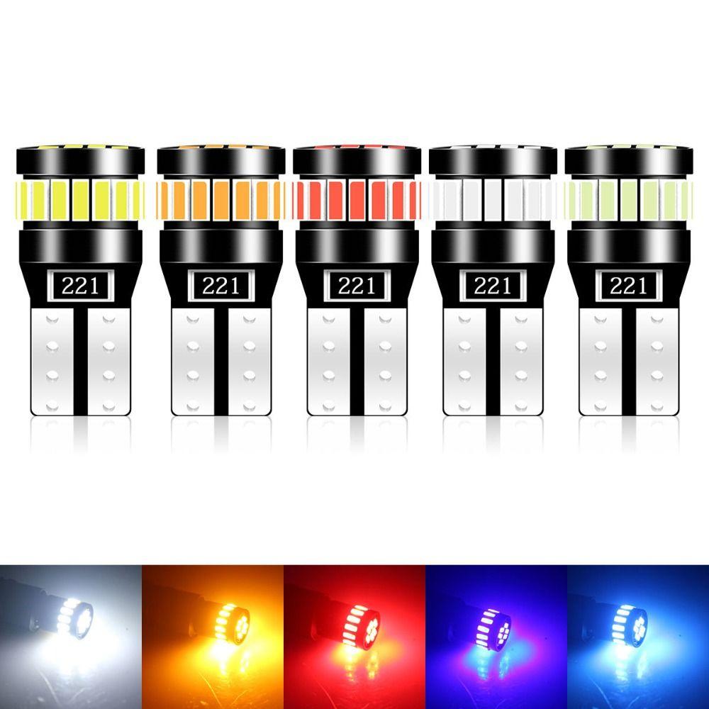 2PCS High Quality Canbus Automotive LED Lights Water Proof T10 W5W Parking Lights Ultra Brightness Strobe Car Turn Signals