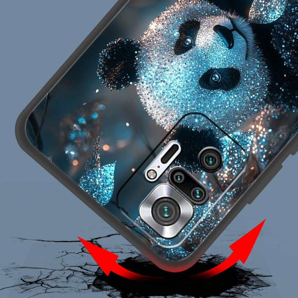 Baby Panda Phone Case Cover for Redmi 14C 10C Note 15 14 13 12 10 11 K40 Pro Plus 5G Soft TPU Shockproof Shell Fundas Capas Bags