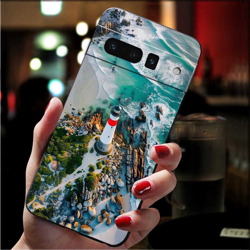 

Phone Case For Google Pixel 10 9 Pro XL 9A 8 7 6 Pro Pixel 8A 7A 6A Pixel 8 7 6 5 Lighthouse Case Google Pixel 8 Pro
