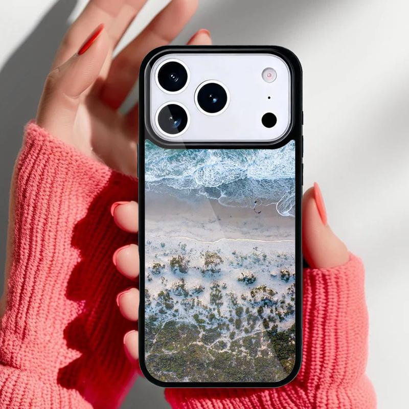 Love Summer Beach Phone Case for iPhone 17 16 15 14 13 Pro Max Back Cover for 12 11 Pro Coque