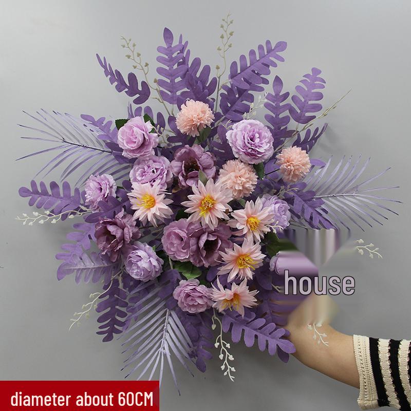 Silk Hanging Flower Garland for Wedding Aisle, T-Stage, or Ceiling Decor