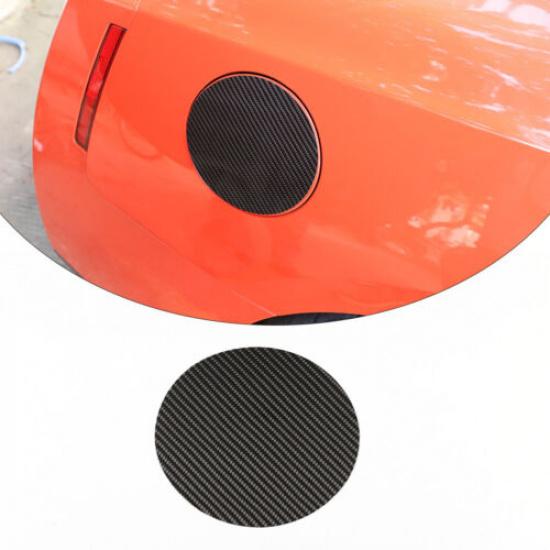 Carbon Fiber Door Fuel Tank Gas Cap Cover Trim For Nissan GTR R35 2008-16