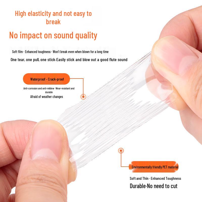 Dizi Flute Protector: Transparent Self-Adhesive Film for Beginners