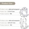 Handle Door Stop Silicone Door Stop Transparent Wall Protections Door Handle Bumper Furniture Protections Pad Handle Buffer