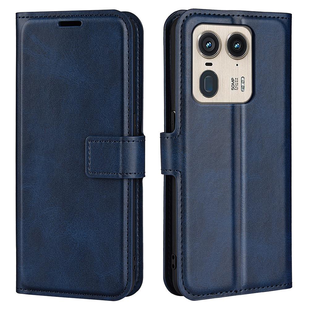 

Для Motorola Edge 50 Ultra 5G/Moto X50 Ultra 5G Чехол Кошелек Книжка PU Кожа Чехол для Телефона Blue