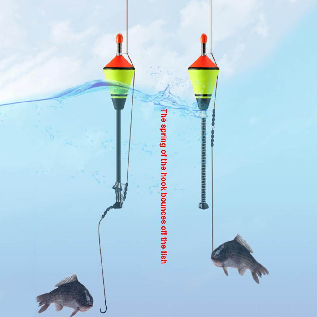 Automatic Fishing Float Fast Bobber Fishing Automatic Hook Luminous Float Ocean Fishing Float Device Fishing Accessories