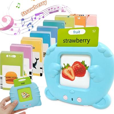 Mówiące fiszki Maszyna do nauki dla maluchów Wczesna edukacja Język Elektroniczna książka audio Fiszki dla dzieci Zabawki Montessori