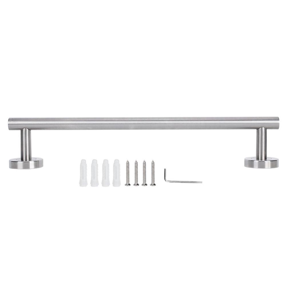 Stainless Steel Towel Holder Brushed Finish Towel Rod Towel Rack  Bathroom Kitchen Laundry Room