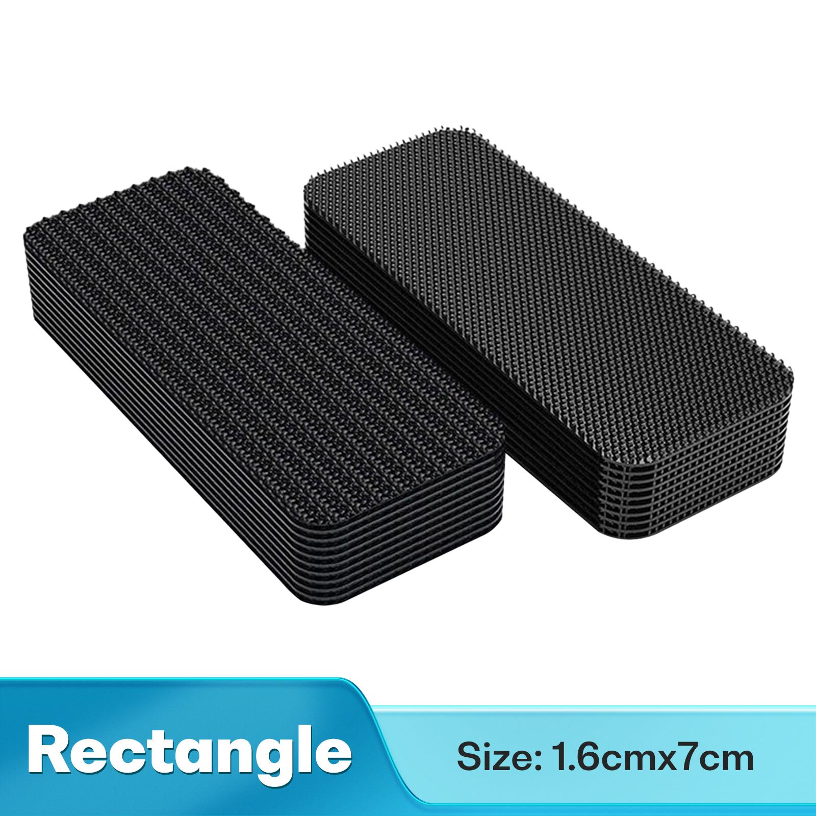 

20/40/60 шт. наклейки для фиксации ковров двухсторонние высокоадгезивные коврики для дома и автомобиля коврики для ног фиксированные заплатки противоскользящие ленты 1pair 2PCS