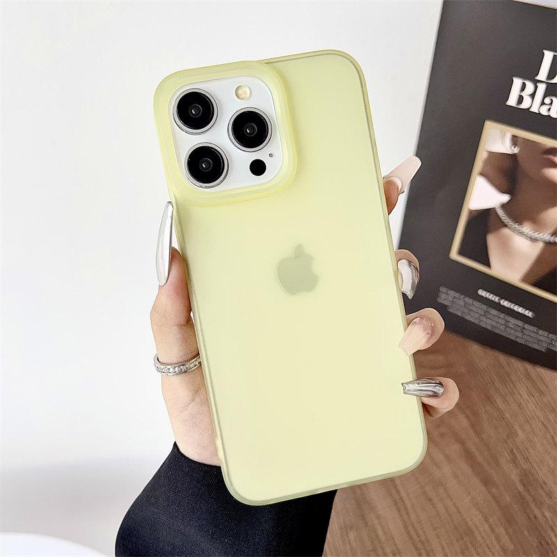 Jednoduchý cukríkovo farebný mäkký silikónový matný kryt pre iPhone 15 Pro Max 14 Plus 13 12 11 Pro XR XS Kryt s komplexnou ochranou proti pádu