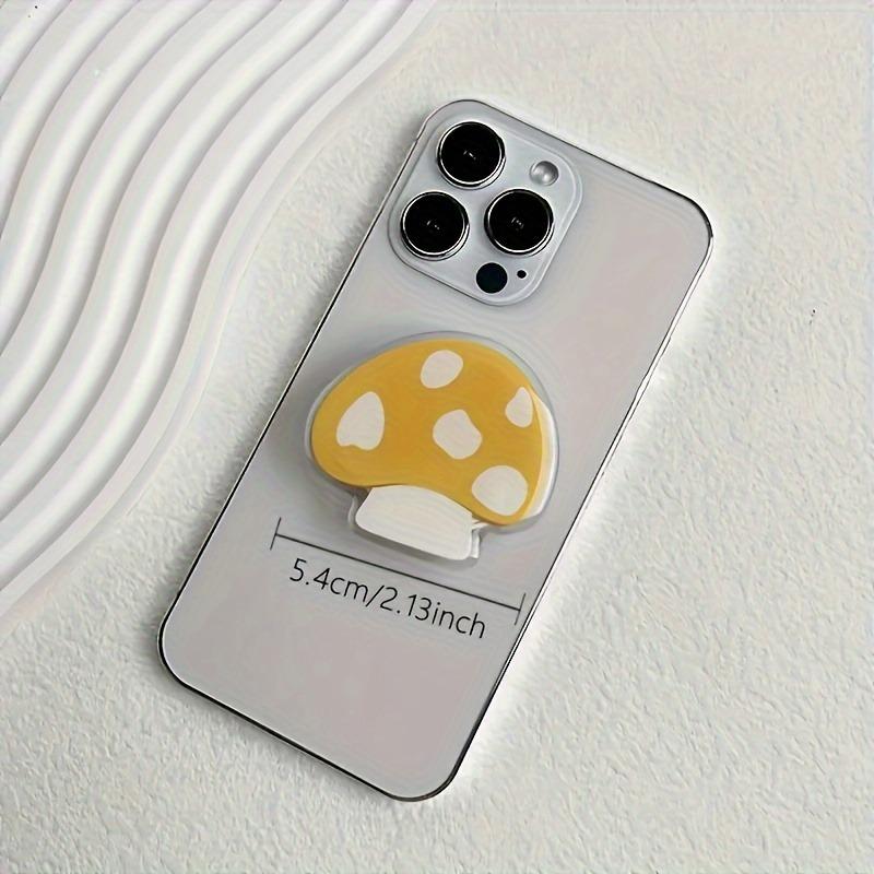 Cute Mushroom Folding Expandable Mobile Phone Grip Holder Socket Pocket Support for iPhone Finger Ring Griptok Expanding Stand
