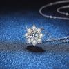 Kuaishou Douyin Sunflower Moissanite Women's Luxury Necklace Pendant