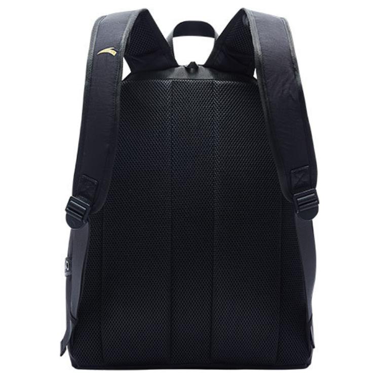 New Anta Nylon Backpack Unisex Black 192511151-1