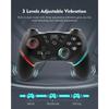 Wireless Gamepad with Adjustable Turbo and Dual Vibration Functions for Switch/Switch Lite/Switch OLED