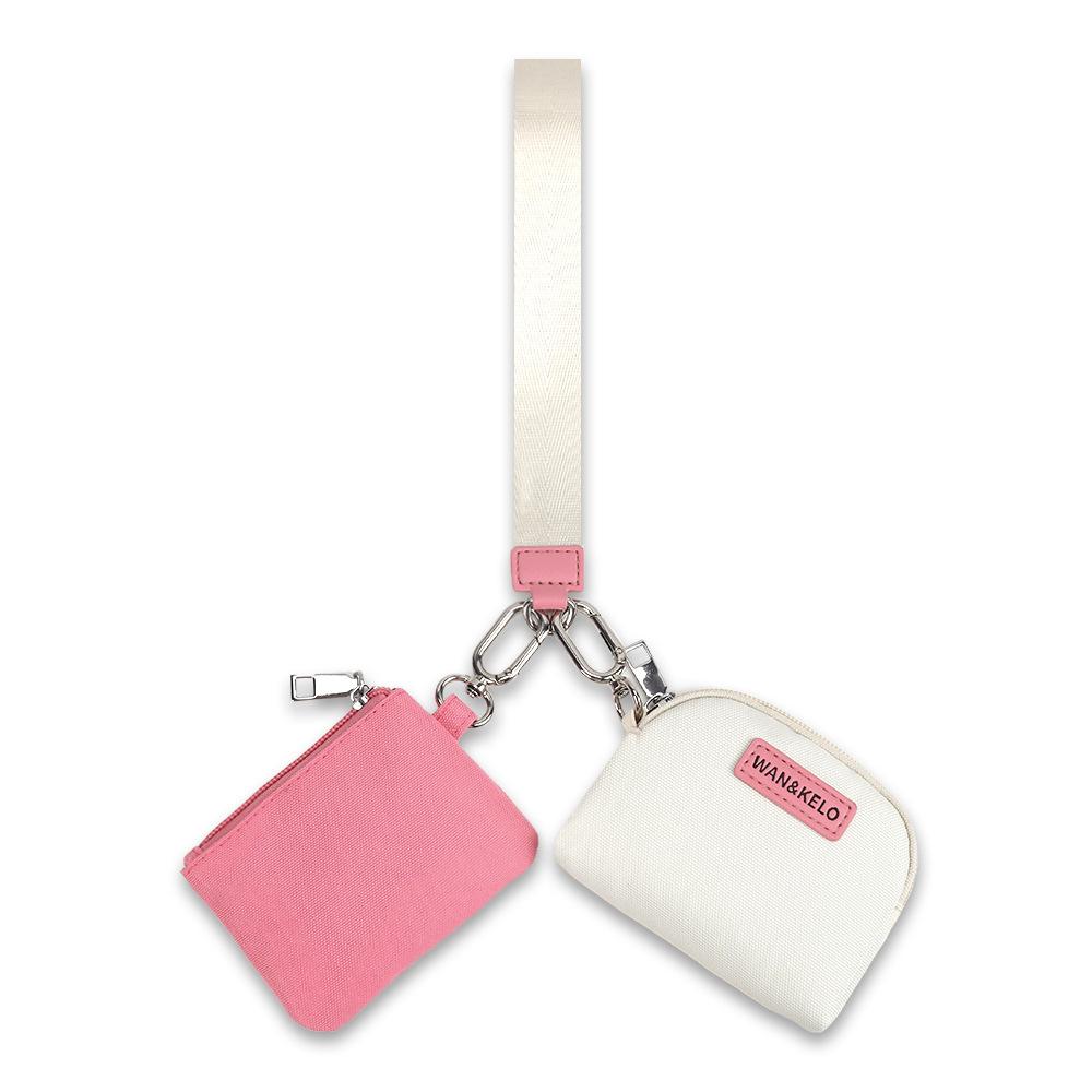 This Handbag Features A Simple Color-block Design, A Small Wrist Bag with A High-end Feel, A Women's Bag, and A Coin Purse