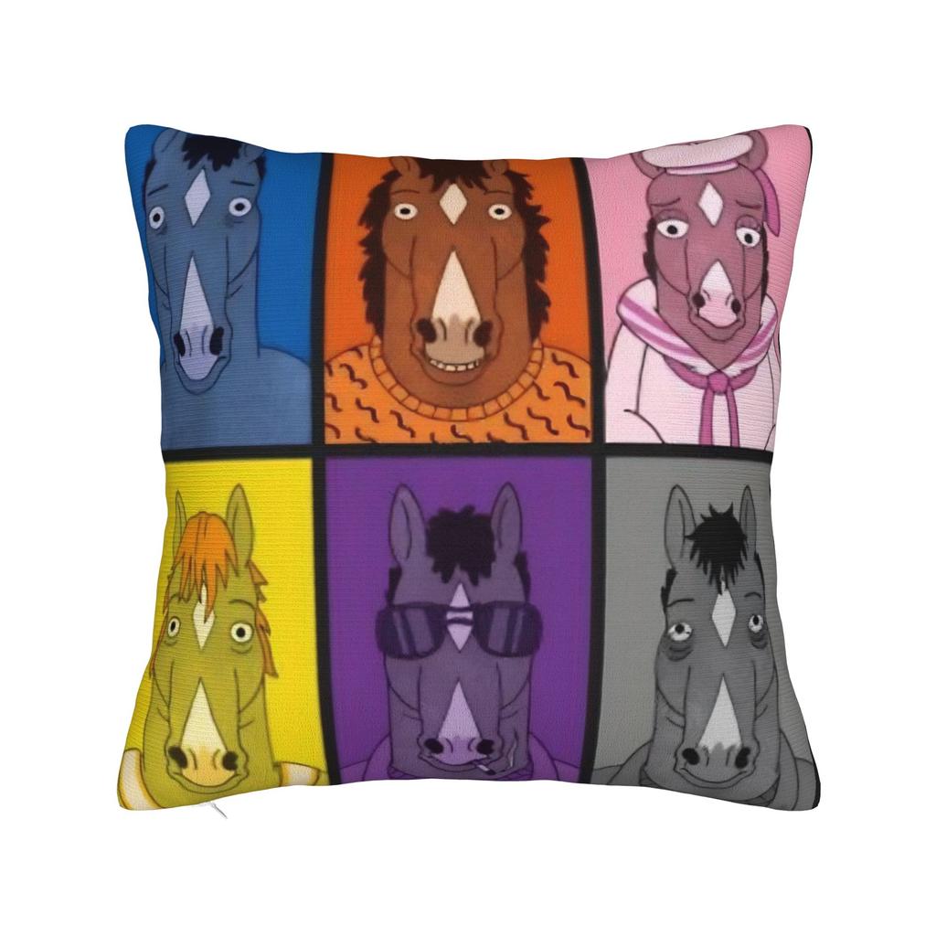Federa per Cuscino BoJack Horseman Design Federa per Cuscino Moda Federa per Cuscino per Divano Arredamento per la Casa