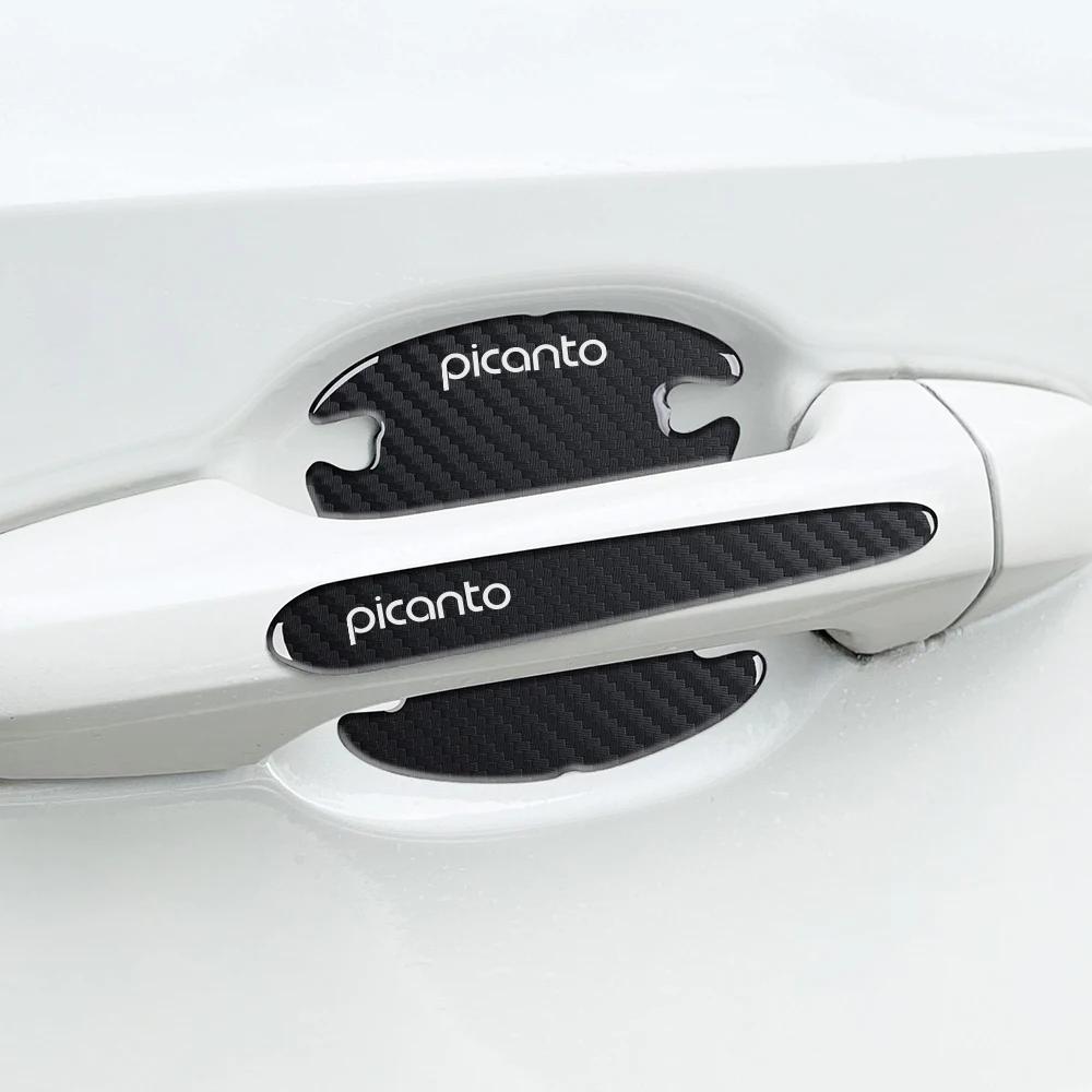 8Pcs Car Door Bowls Handle Protective Sticker Car Accessories For Kia Picanto Morning GT-Line X-Line     X-Line