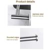Self Adhesive Toilet Roll Paper Holder Stainless Steel Kitchen Napkin Holder  Bedroom
