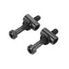 2Pcs RISK Bike Seatpost Screw Titanium Alloy M5x30mm Balance Seat Post Seat Tube Fixing Screw Black
