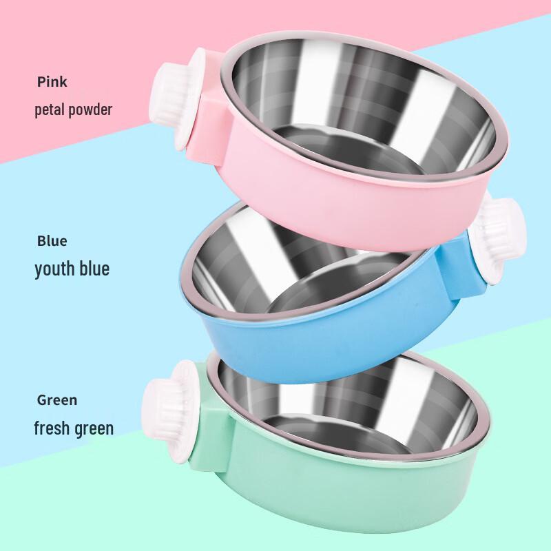 Pet Stainless Steel Hanging & Single Bowls