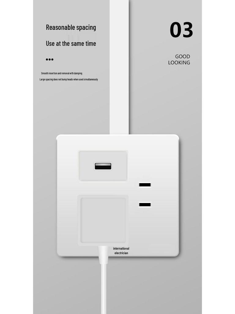 Surface Mount Wiring Box with Single Gang Light Control Switch Panel