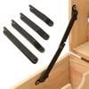 2pcs Lid Support Hinges Antique Bronze Wooden Box Positioning Tripod Furniture Hinge Hardware Bracket Cabinet Door Accessories