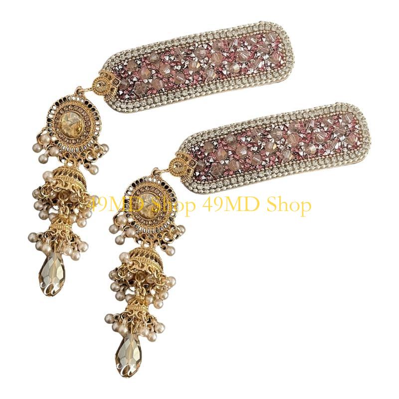 49MD Luxurious Hair Clip for Girls Birthday Party Show Stage Costume Girl Photo Props