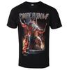 Powerwolf Kapela Oboustranné Wake Up The Wicked Koruna Král Vlk na Kamenném Trůně Žezlo Temný Epický Olejomalba Grafické Tričko
