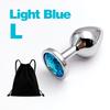 Anal Plug 5 Size Crystal Anal Plug Stimulator Anal anal massage dilatancy toys g-point massage sexual wellness adult pleasure