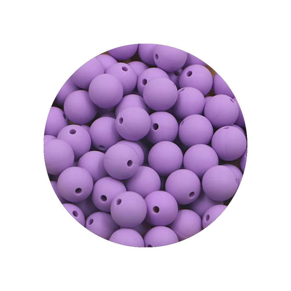 Kovict 9MM 40-80Pcs Round Silicone Bead 9MM Food Grade For Jewelry Making DIY Bracelet Pacifier Chain Accessories