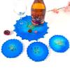 Mandala Diy Homemade Mold Coaster Crystal Dripping for Creative Silicone Mold Crystal Drip Placemat Mold for Diy Craft