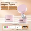 Mobile Phone Vacuum Suction Cup Holder Foldable for iPhone/ Android Kitchen Lazy Vacuum Double Sided Magnetic Bracket