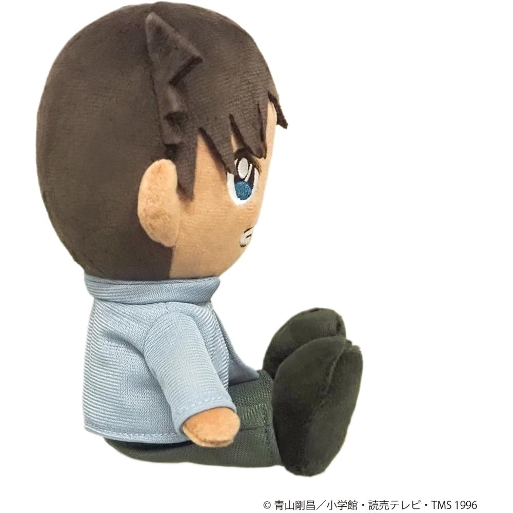 Sanei Detective Conan Fuwafuwa Friends Heiji Hattori Plush Toy 11x8x16 cm