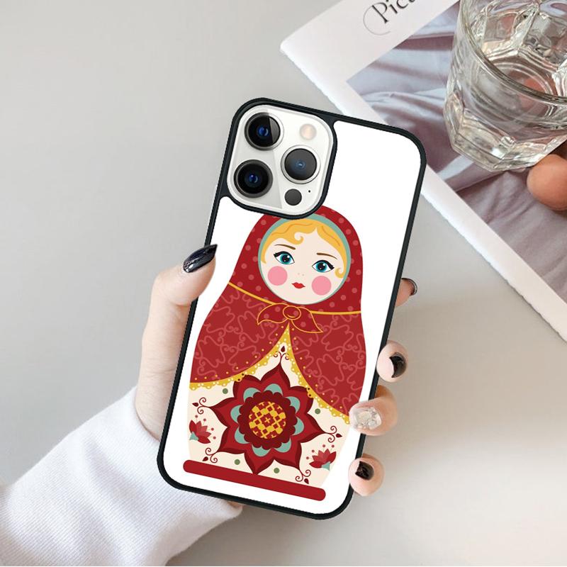 Russian Dolls Matryoshka Phone Case For iPhone 17 Air 16 15 14 Max Plus 11 12 13 Pro Max Phone Cover coque